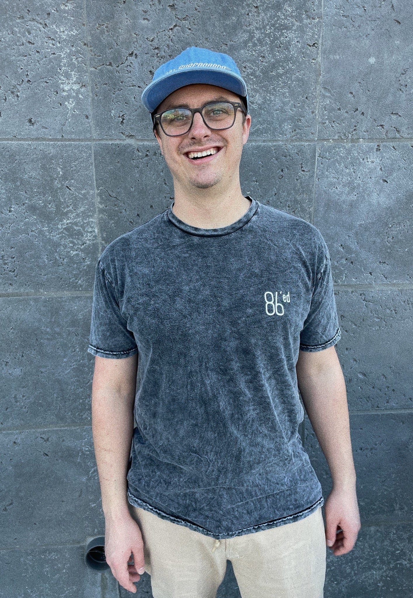 86'ED MINERAL WASH TEE