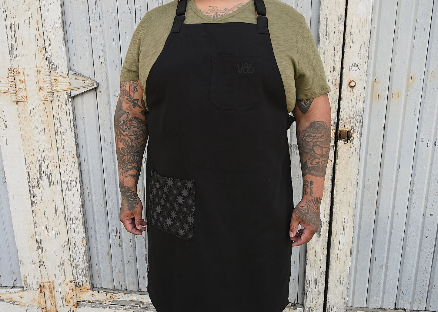 BLACK MISSION FIG APRON