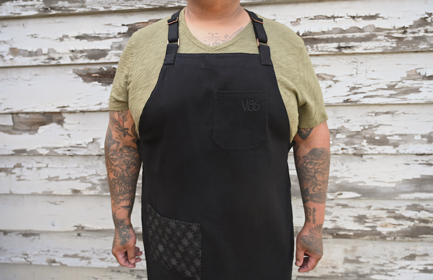 BLACK MISSION FIG APRON